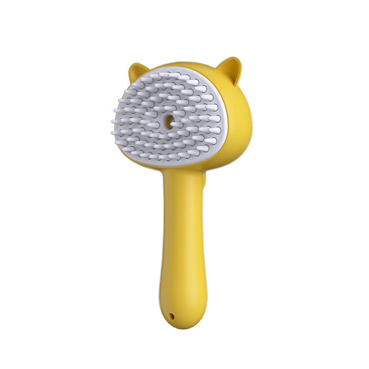 Hair Cleaning Brush with Mist – Multifunctional Rechargeable Self-Cleaning Cat & Dog Grooming Brush