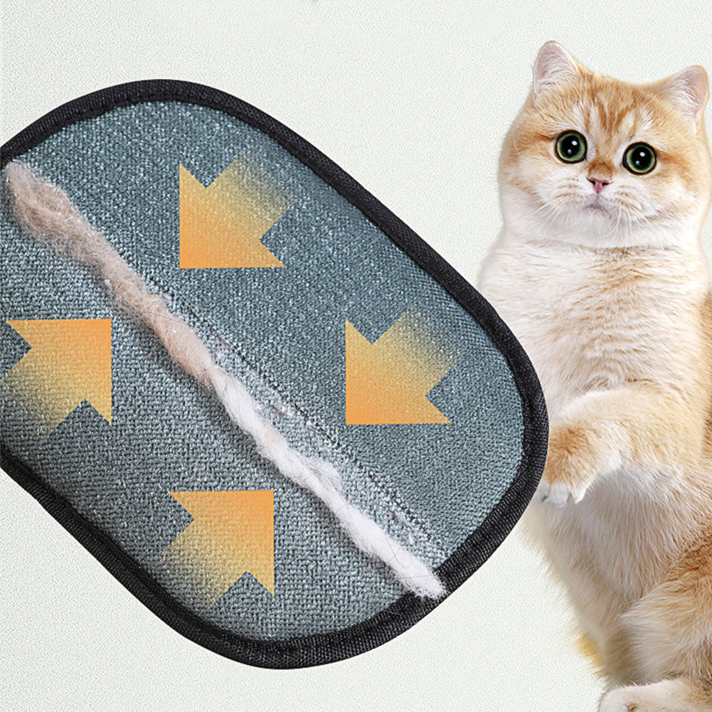 Pet Hair Remover Mitt – Deshedding Brush Glove for Dogs, Cats & Rabbits | Gentle Grooming for Long, Short & Curly Hair