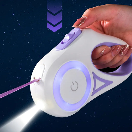 3M & 5M Retractable Dog Leash – Durable Light Pet Lead for Walking, Running & Training