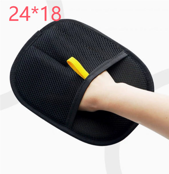 Pet Hair Remover Mitt – Deshedding Brush Glove for Dogs, Cats & Rabbits | Gentle Grooming for Long, Short & Curly Hair