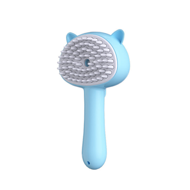 Hair Cleaning Brush with Mist – Multifunctional Rechargeable Self-Cleaning Cat & Dog Grooming Brush