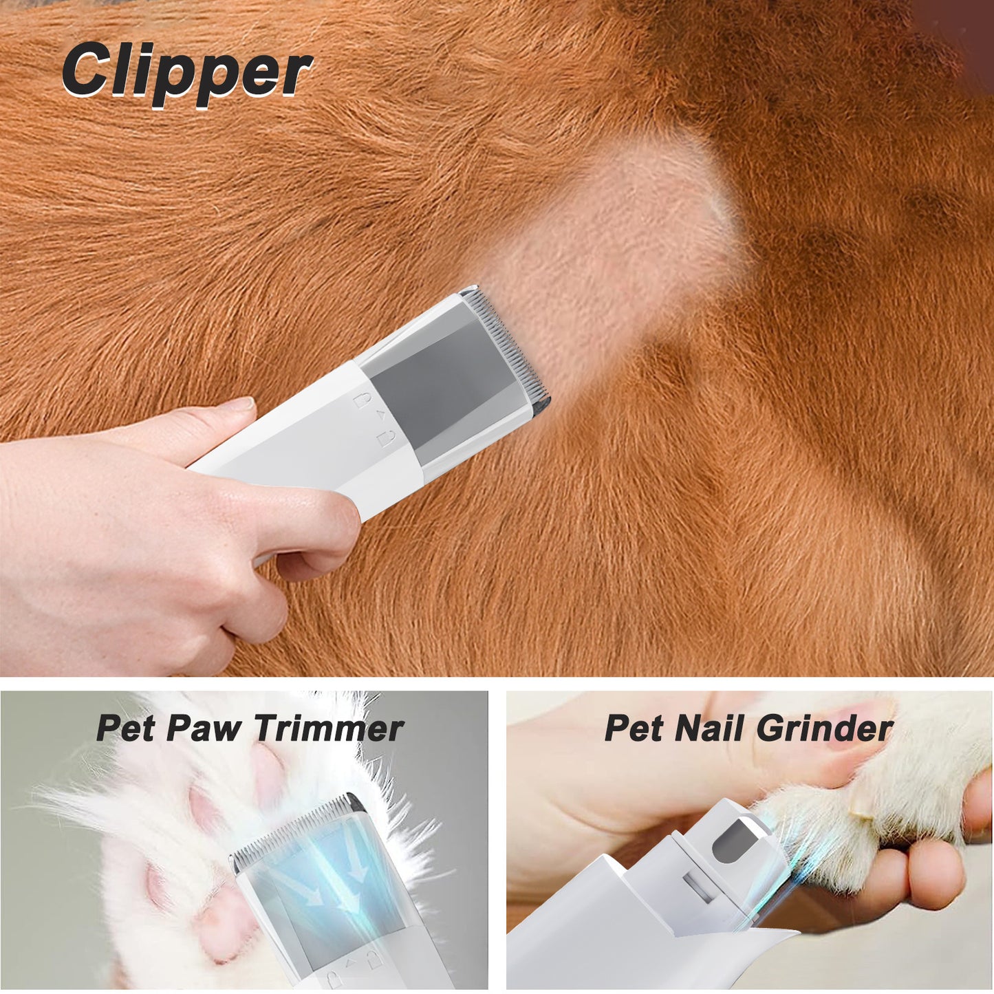 Vacuum Trimming 7-in-1 Multifunctional Pet Grooming Device – Easy & Safe Pet Hair Care