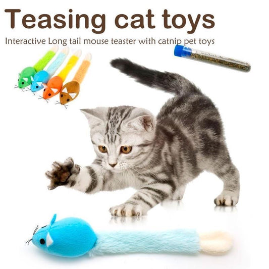 ChaseTail™ Interactive Mouse Teaser Toy for Cats – Fun Training & Exercise Play Wand