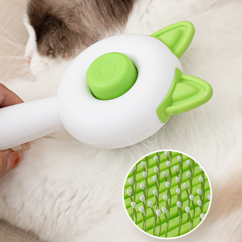 Pet Dog & Cat Brush – Self-Cleaning Hair Remover