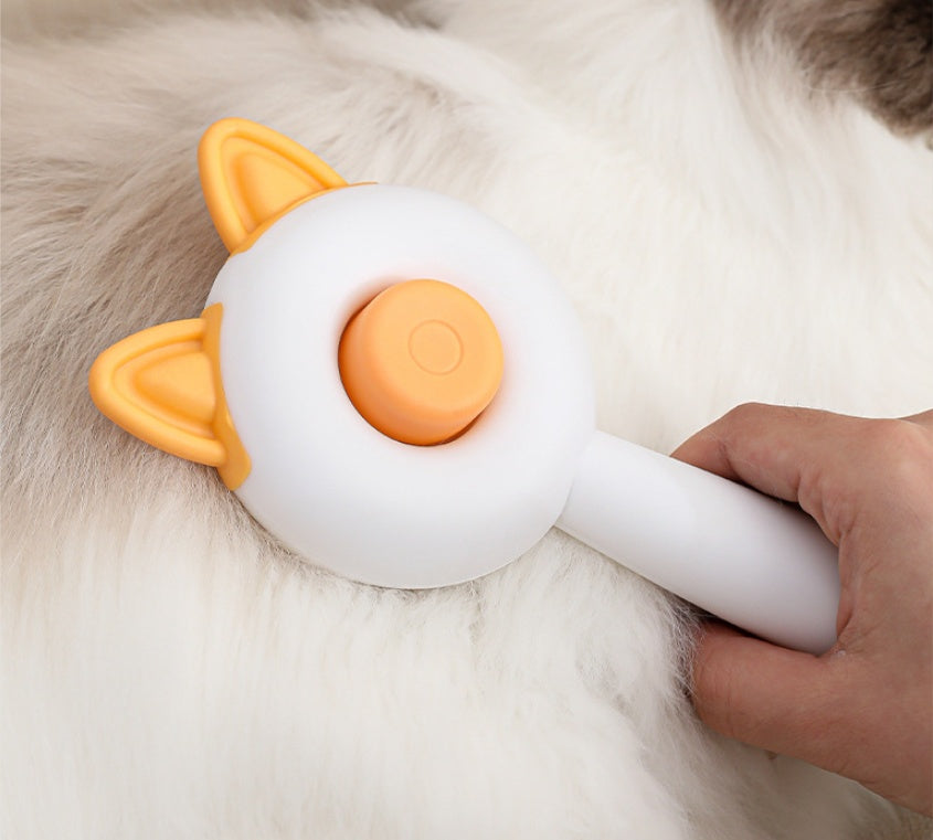 Pet Dog & Cat Brush – Self-Cleaning Hair Remover