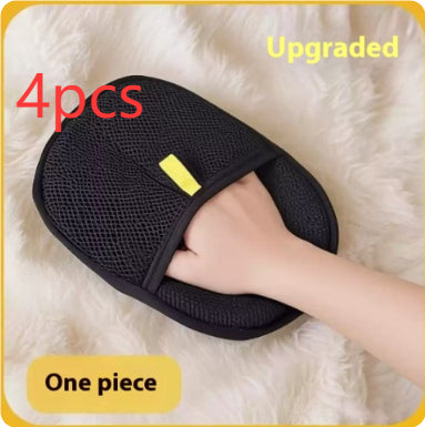 Pet Hair Remover Mitt – Deshedding Brush Glove for Dogs, Cats & Rabbits | Gentle Grooming for Long, Short & Curly Hair